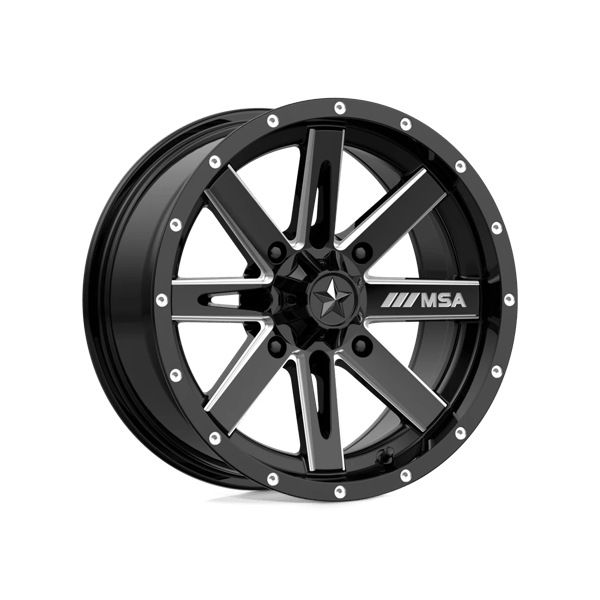 Jante Aluminium MSA Offroad Wheels M41 BOXER Noir