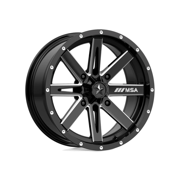 Jante Aluminium MSA Offroad Wheels M41 BOXER Noir